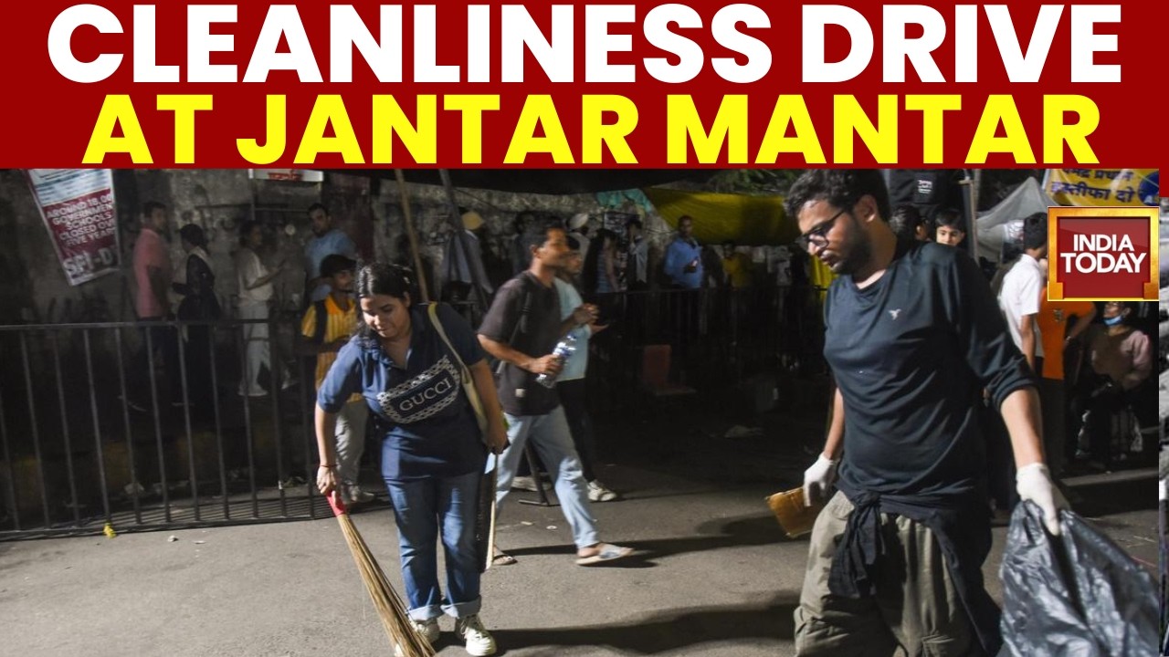 NDMC Launches Massive Cleanup at Jantar Mantar After CJP Protest Ends | India Today News