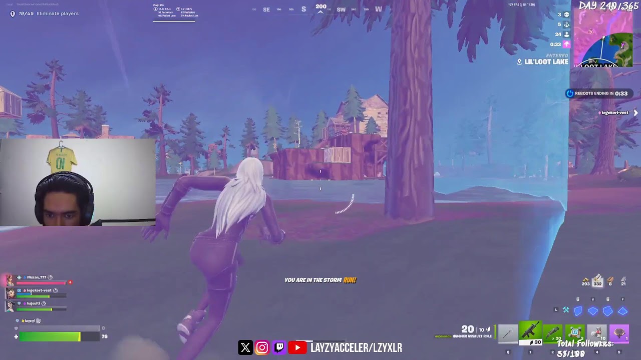 Day 240/365: FORTNITE RANKED RELOAD RESET⚡Platinum III 60%⚡CHAPTER 7!⚡365 MARATHON CONTINUES