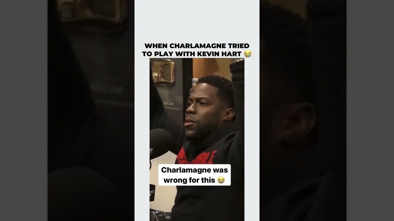 Charlamagne tried to play with Kevin Hart at The Breakfast Club 😂😂