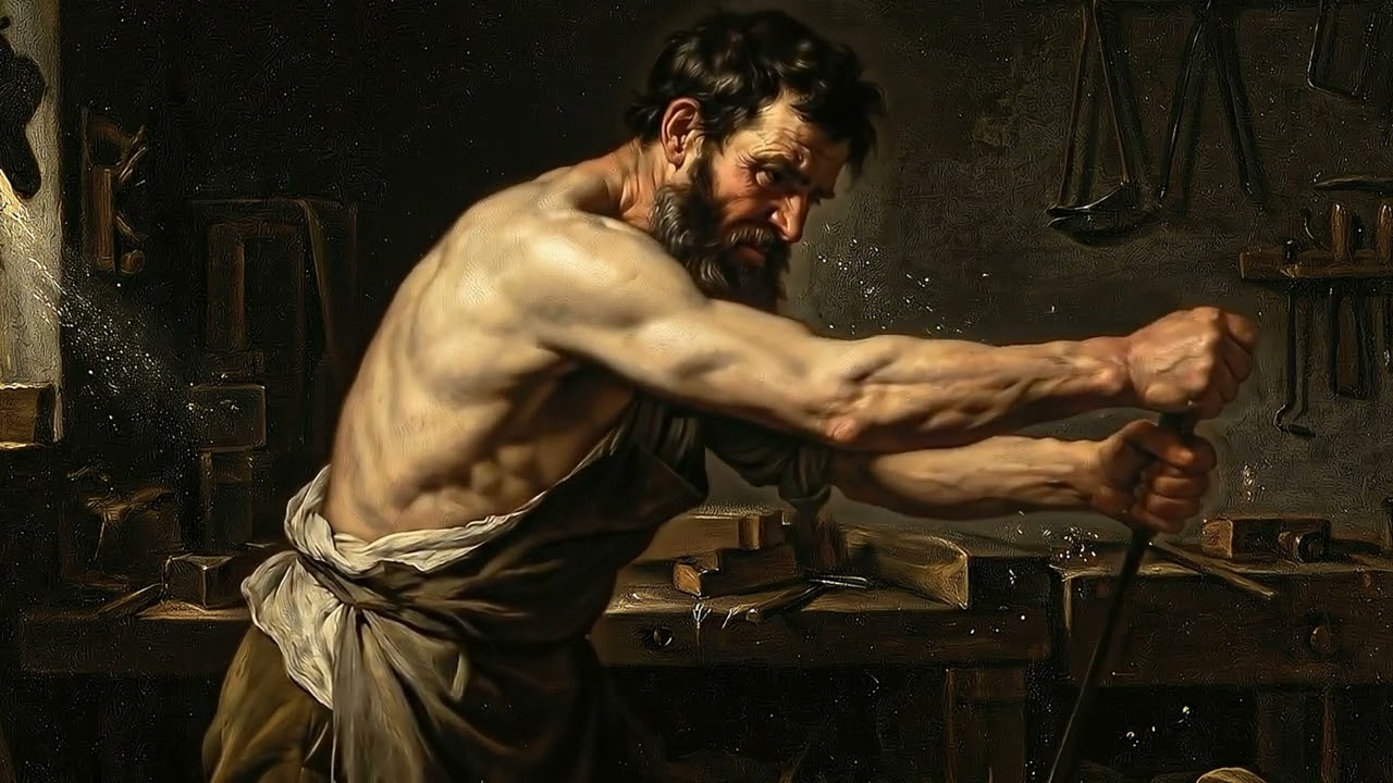 The Last Stitch | A Baroque Nocturne of Work and Rest