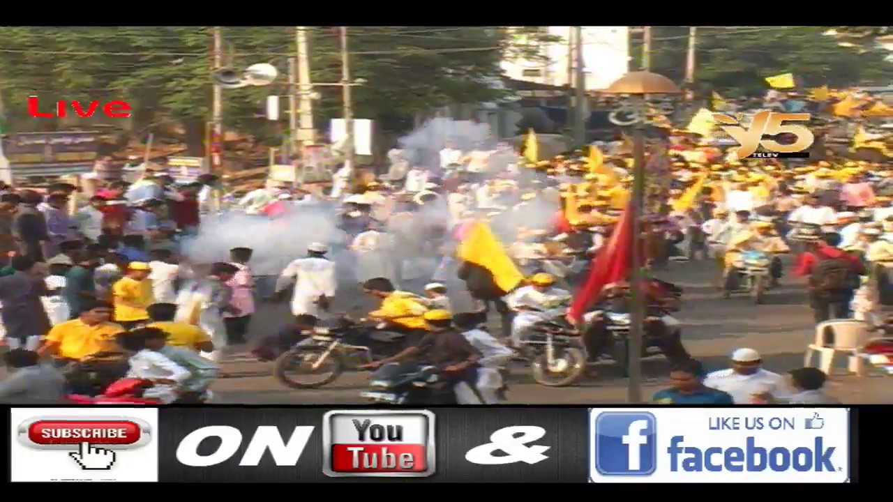 live Milad un Nabi juloos from Old city | Hyderabad 2017