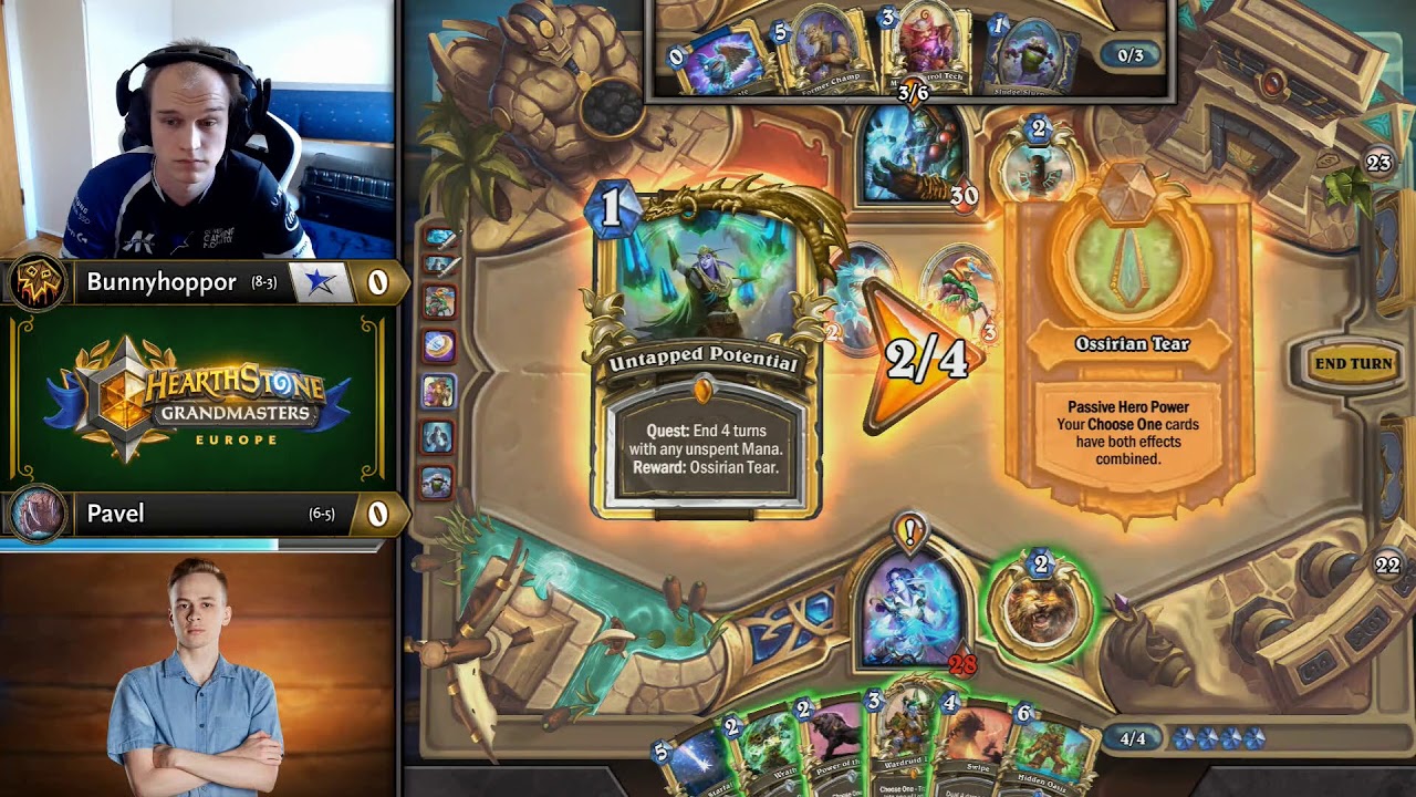 Bunnyhoppor vs Pavel - Hearthstone Grandmasters Europe S2 2019 - Week 6