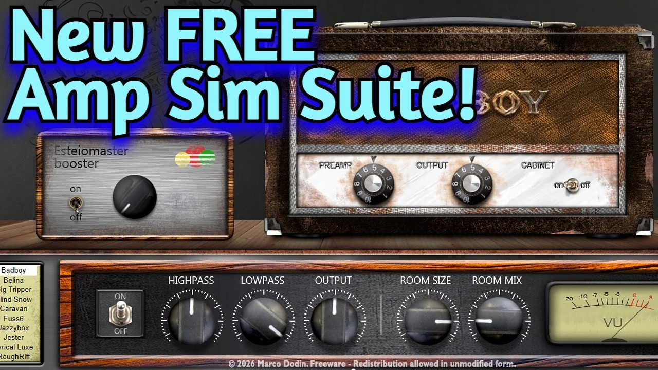 I Found A New FREE Amp Sim Plugin Suite! Check This Out! - Cross The Bridge Plugin