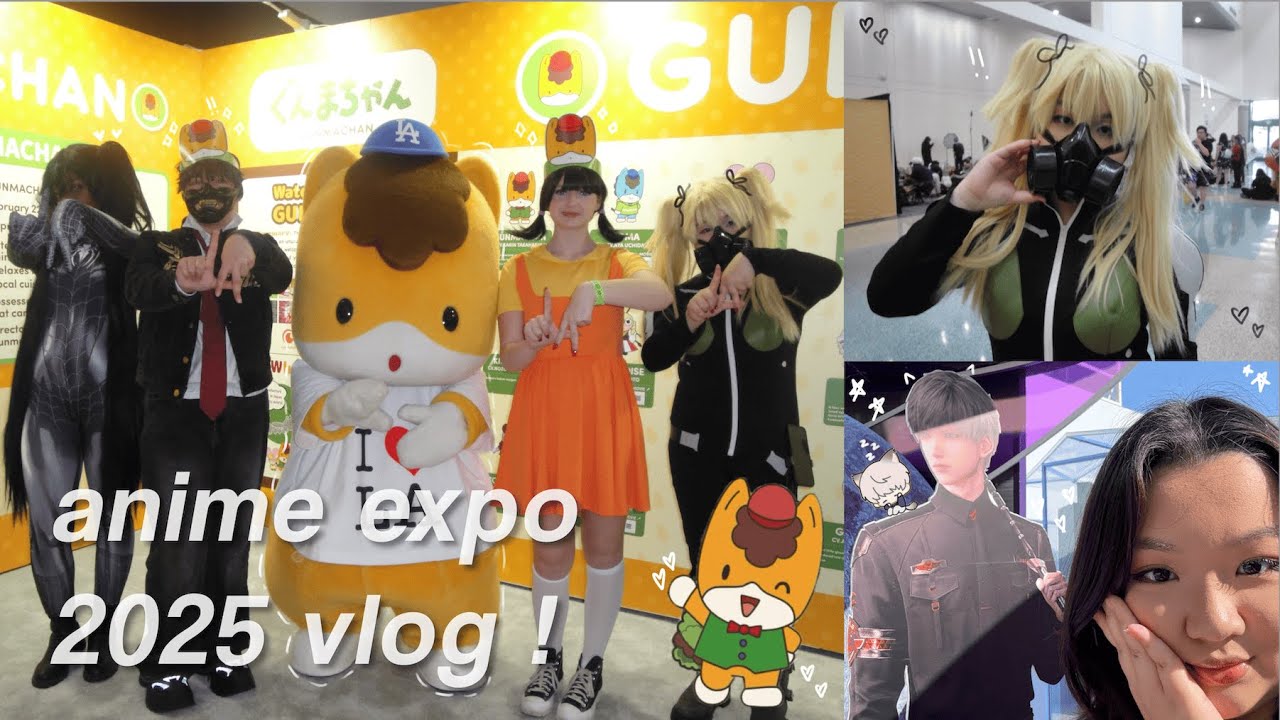 anime expo 2025! | anime convention vlog: cosplay, artist alley haul, little tokyo, and more