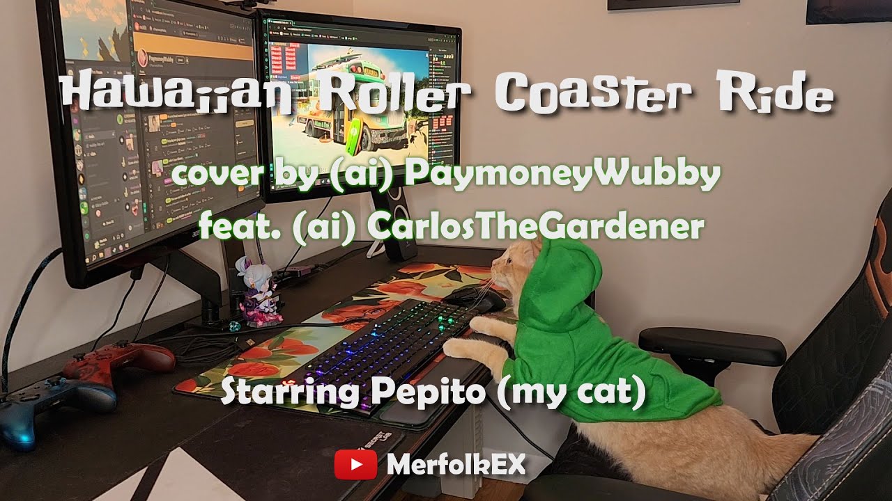 Hawaiian Wubby Coaster Ride - AI PaymoneyWubby Cover (Feat. AI CarlosTheGardener)