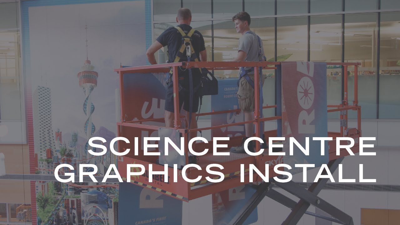 Telus Spark Science Centre Graphics Installations