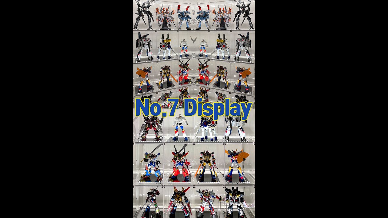 No.7 Display | MACROSS Figure & BANDAI Robots - #shorts