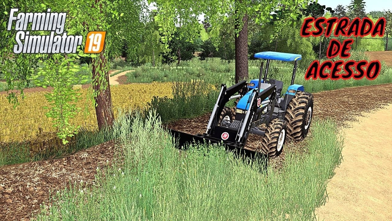 ABRINDO ESTRADA COM O TL l Agronópolis l Farming Simulator 19 l O Arrozeiro #15