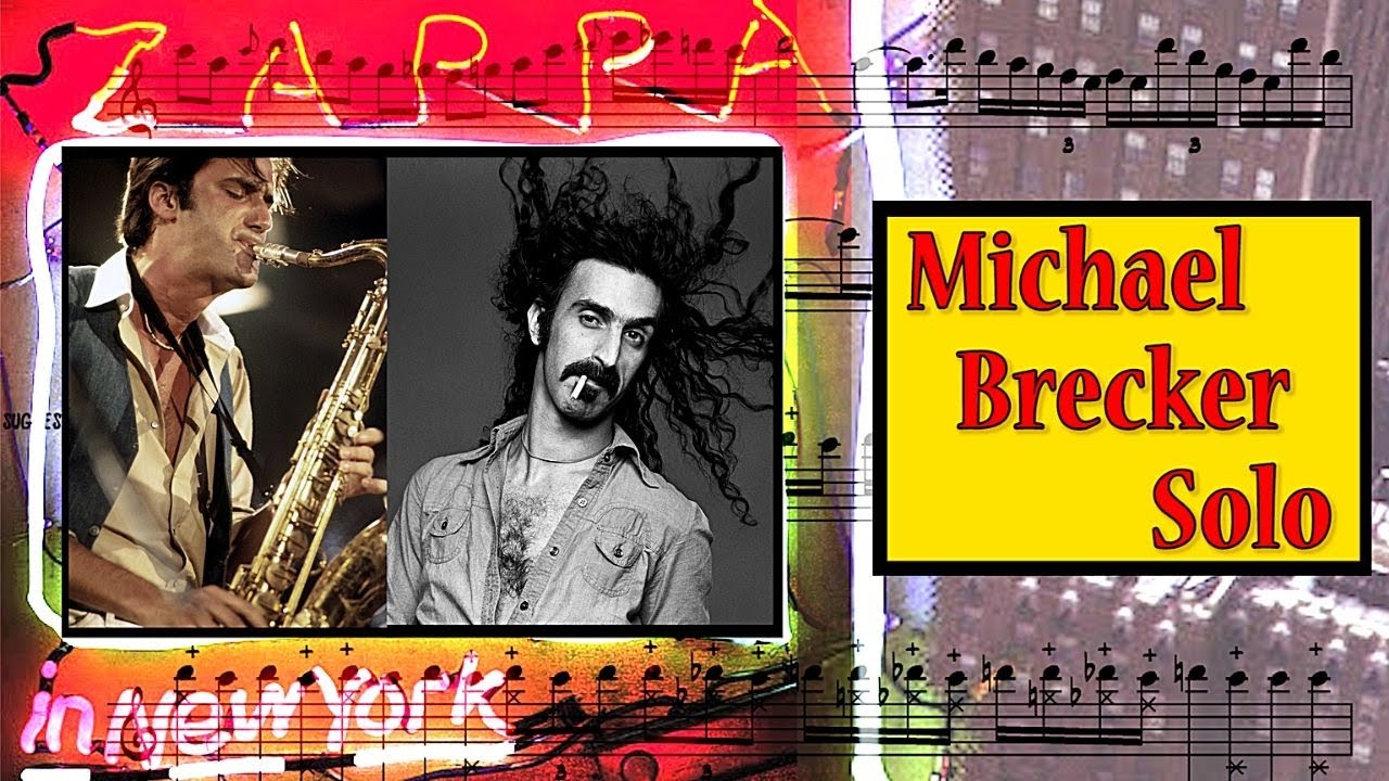 Michael Brecker Transcription - The Purple Lagoon with Frank Zappa (Live In New York 1976)
