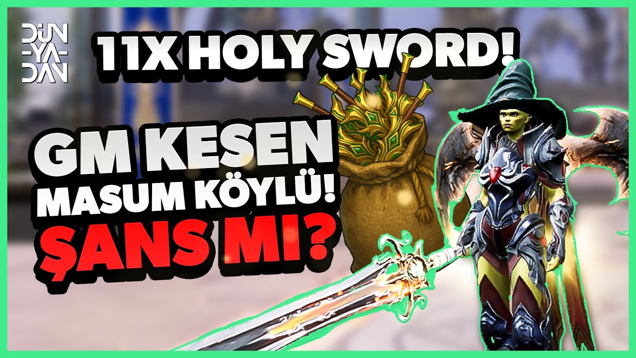 11X HOLY SWORD DENEDİK... SONU?!😂 GM Kill Event!🔥 | Sıfırdan Aarvad #16