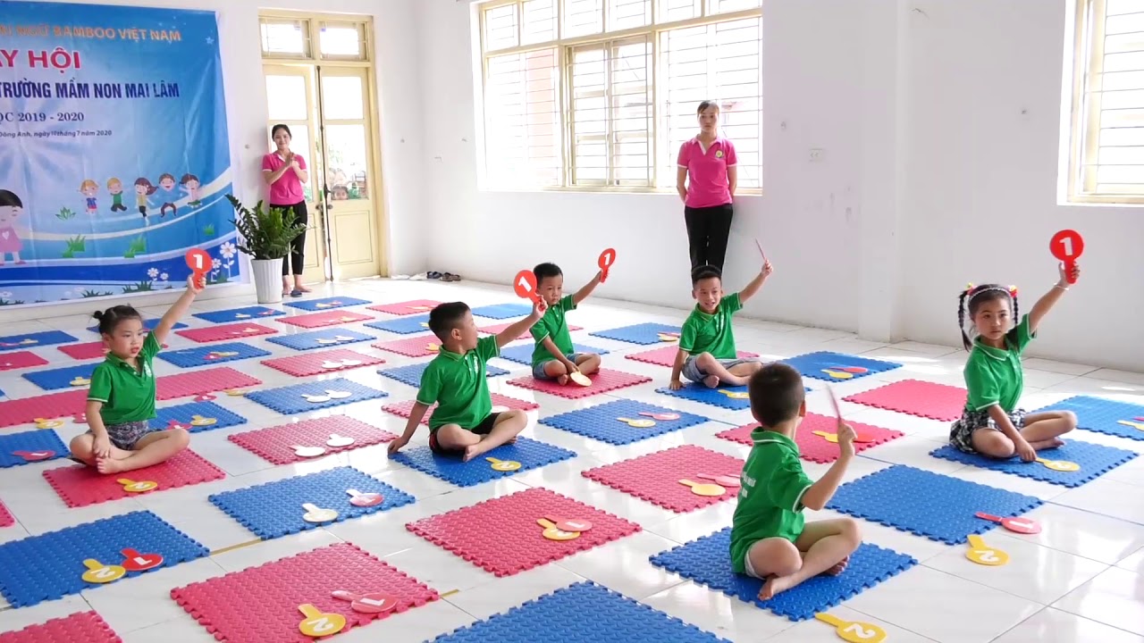 RUNG CHUÔNG VÀNG KHỐI MẪU GIÁO LỚN TRƯỜNG MẦM NON MAI LÂM