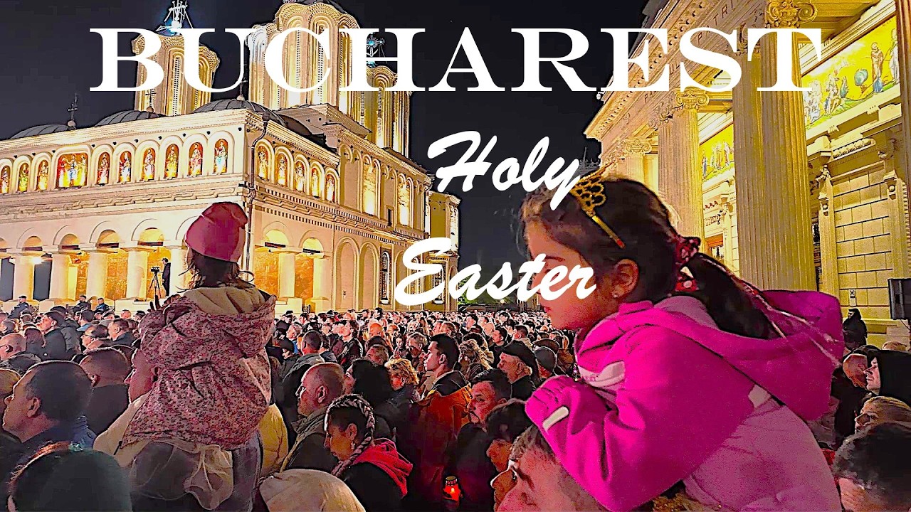 Easter 2025 in Bucharest, Romania | Patriarchal Cathedral