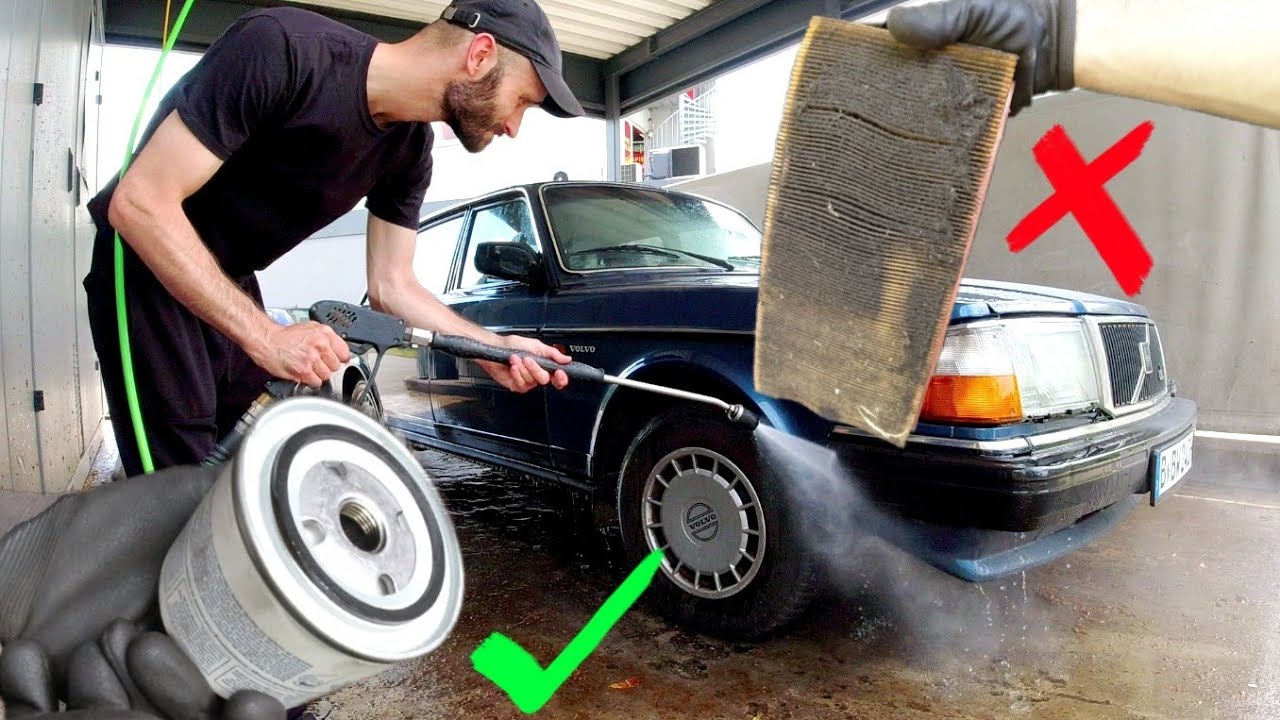 Мой новый Volvo 240 получает немного любви (замена масла B230 Redblock)