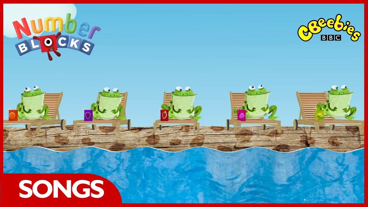 Numberblocks Songs | Five Little Speckled Frogs