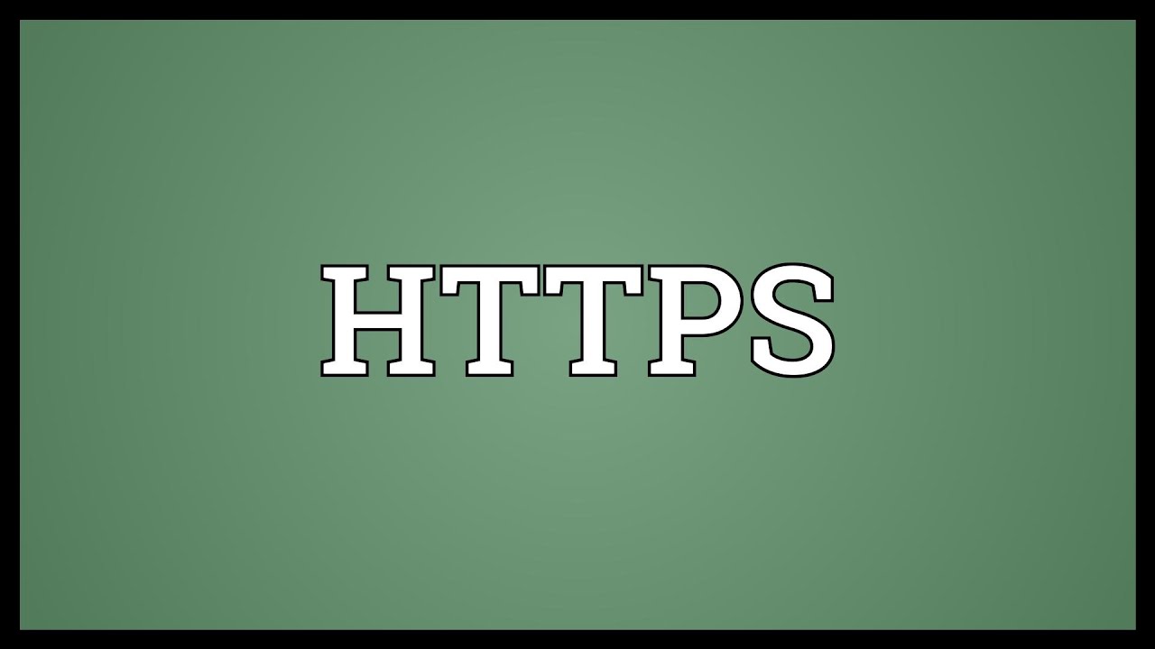 HTTPS Meaning