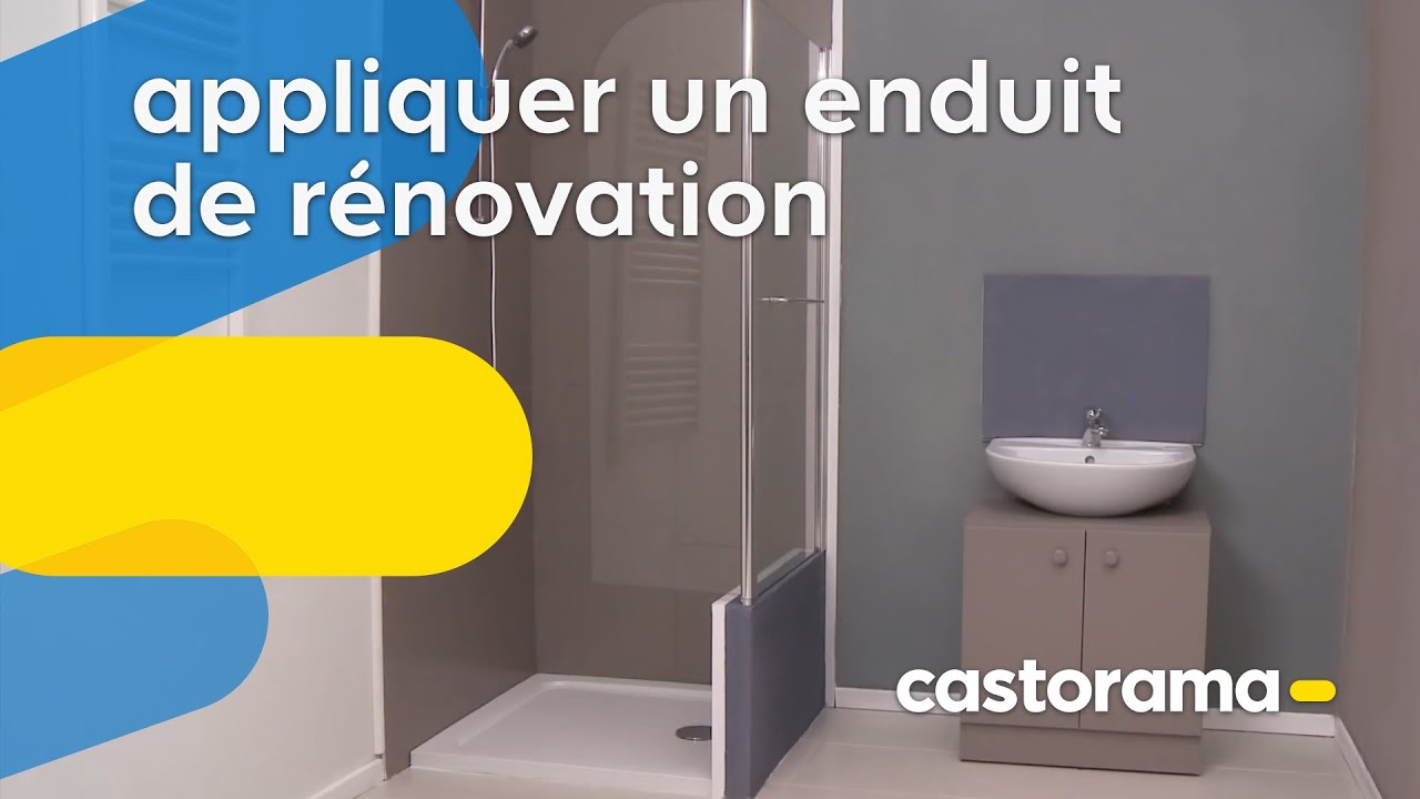 Appliquer un enduit de rénovation (Castorama)
