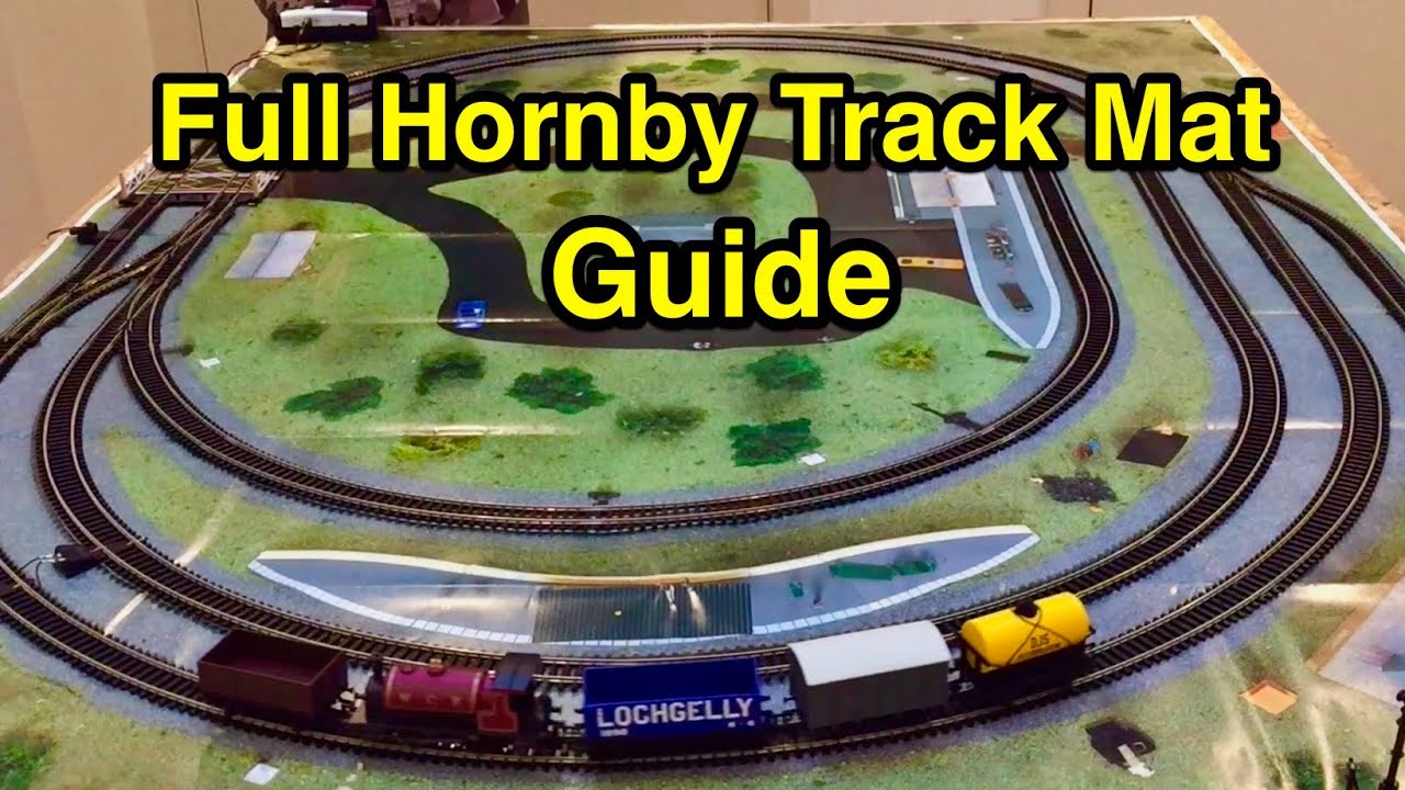 Полное пошаговое руководство по раскладке коврика для трека Hornby (пакет расширения трека A B C D)