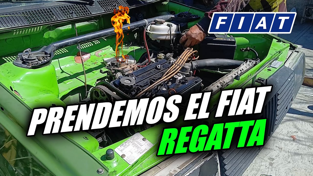 PRENDIENDO EL FIAT REGATA | motor LANCIA BIELABERO 1.6