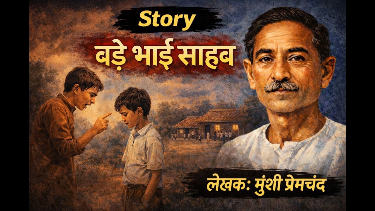 MUNSHI PREMCHAND -  BADE BHAI SAHAB/बड़े भाई साहब /Hindi Kahani/Munshi Premchand Ki Kahani