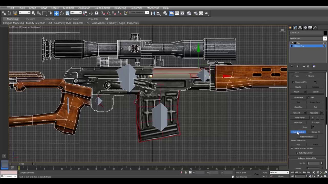 Rigging and Animating 3D Weapons (ВИДЕОУРОКИ; 3ds Max; 3D Modeling; 3D Моделирование)