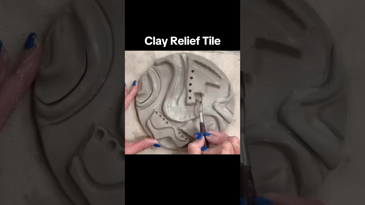 Beginner Clay Relief Tile Tutorial &ndash; Easy Step-by-Step Guide