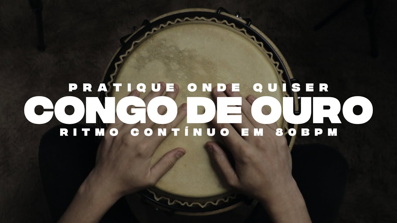 RITMOS DE UMBANDA | TOQUE CONGO DE OURO (80BPM) | PRATIQUE EM CASA #umbanda #curimba #congo
