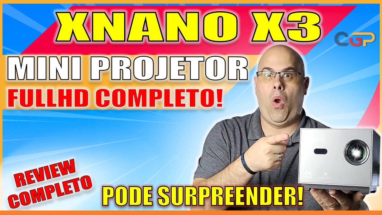 VAI DESBANCAR TODOS OUTROS MINIS PORTÁTEIS, AINDA MAIS SENDO FULLHD! PROJETOR XNANO X3 MINI. Geek457