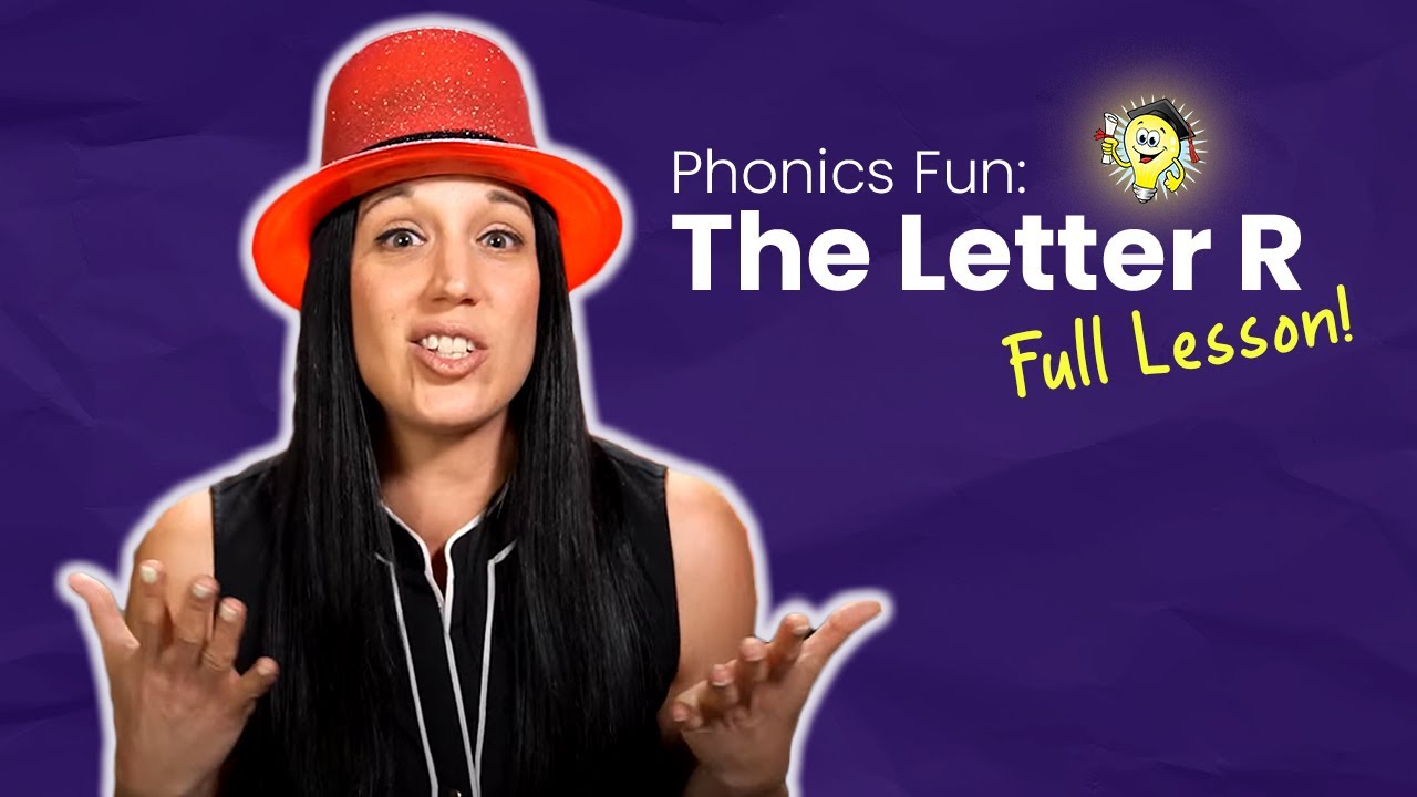 Learn R! - Preschool to 2nd Grade Phonics Reading Lesson