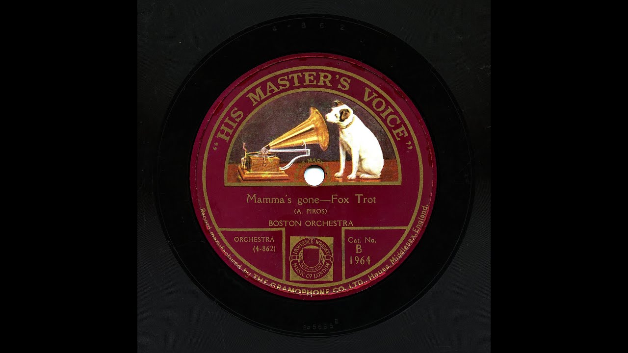 Savoy Orpheans (as the Boston Orchestra) - Mamma's Gone (HOT!!)