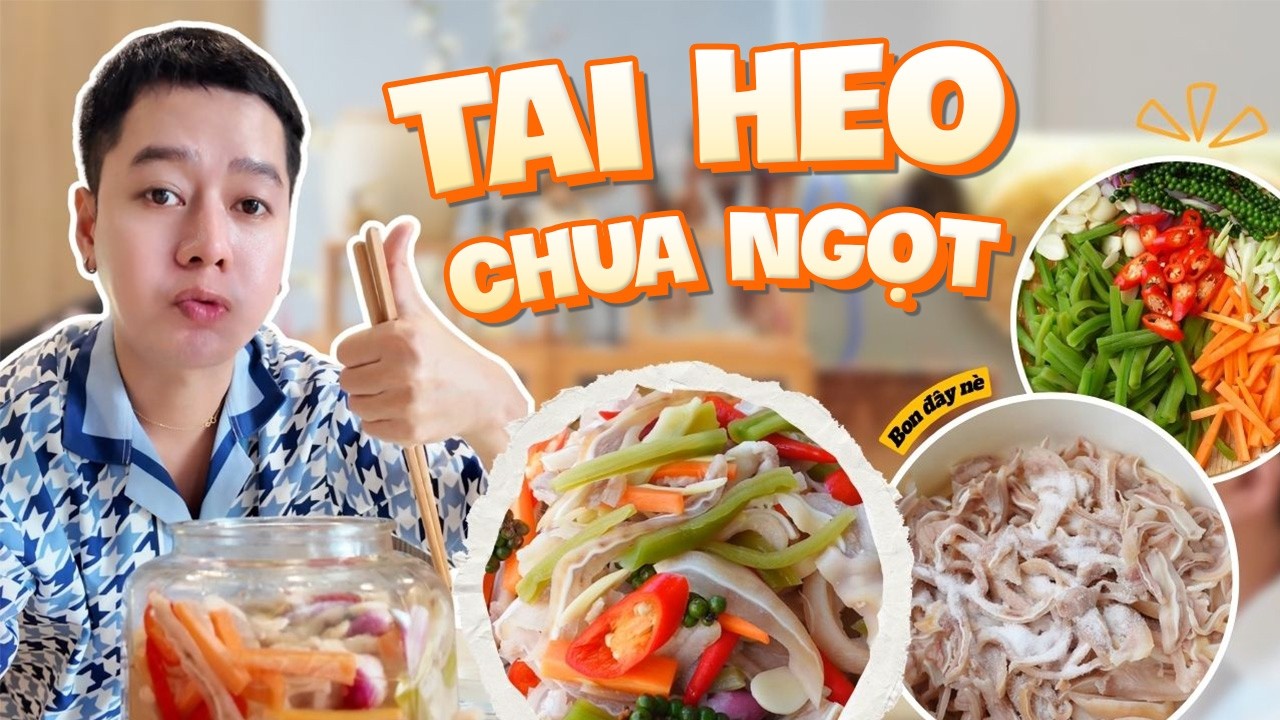 Tết Này Chị Em Làm Tai Heo Chua Ngọt Thơm Ngon Khó Cưỡng Cùng Bon Nha | Bon đây nè