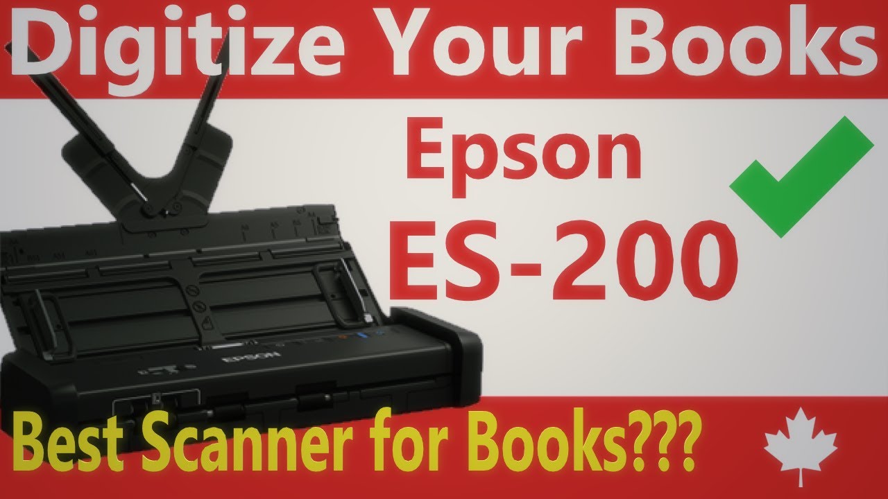 Effortless Book Digitization: Unleash the Power of Epson ES-200 Scanner - Swift & Seamless Scanning