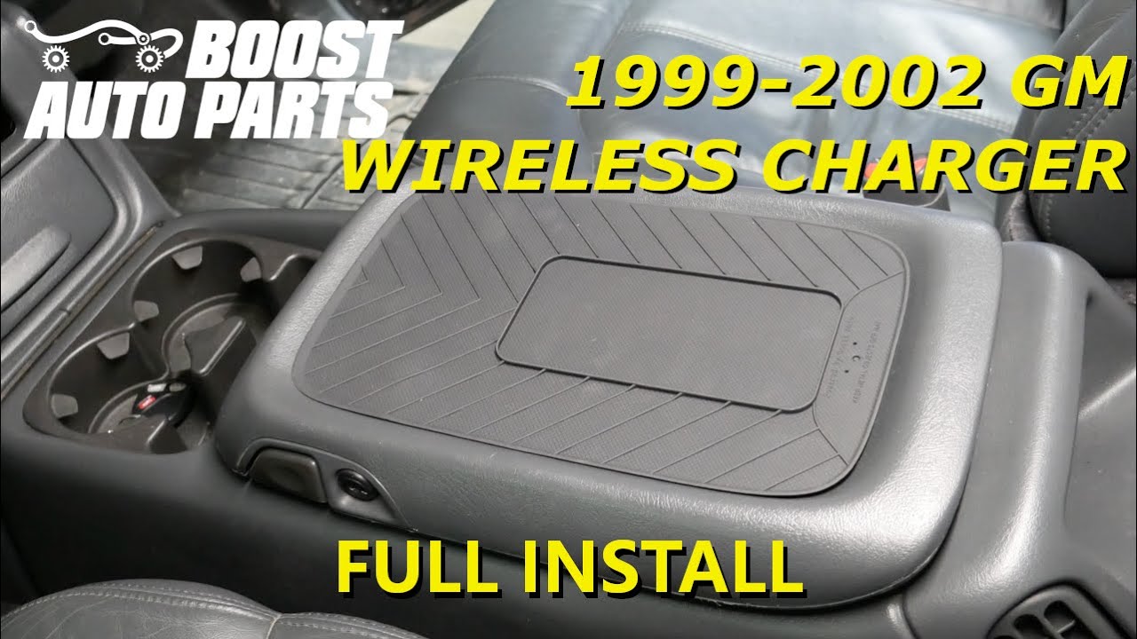 1999-2002 Wireless Phone Charging Retrofit Install Silverado & Sierra (Full Center Console)