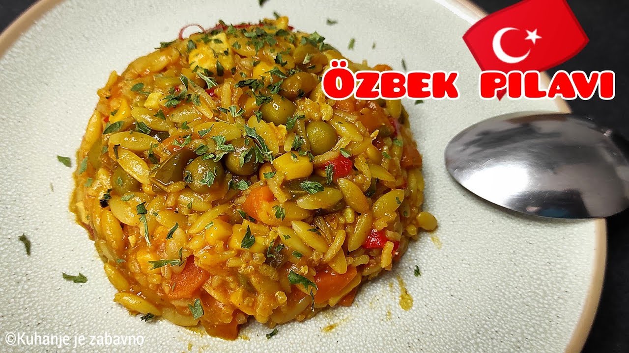 Prste ćete polizati - TURSKI PILEĆI PILAV iz poznatih turskih restorana ~ Özbek Pilavi