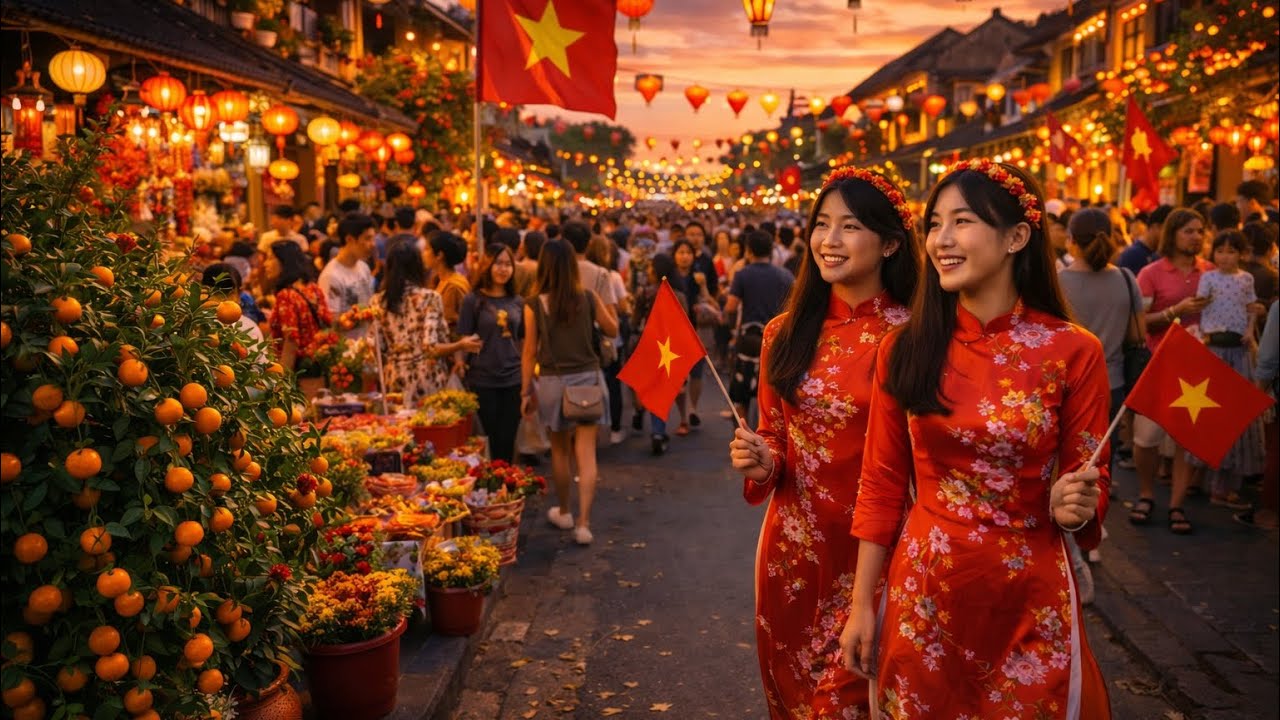 Hoi An Celebrates Tet | The Atmosphere Is Absolutely Unreal 🇻🇳