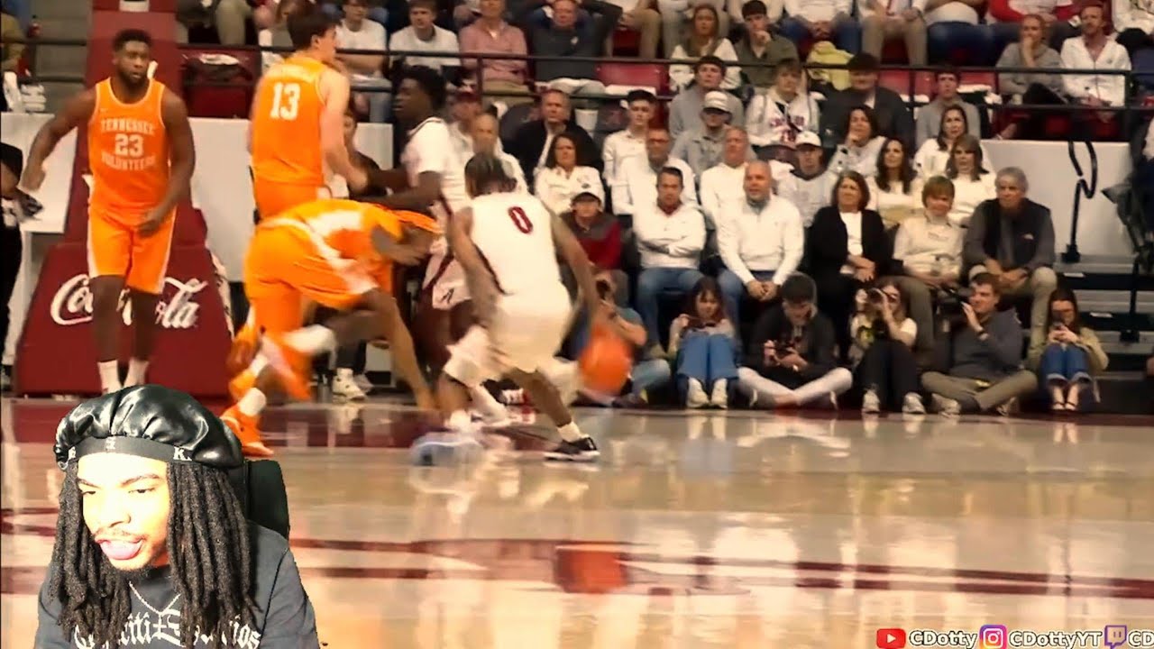 SEC BATTLE!!! #17 Alabama vs Tennessee College Basketball (reaction)