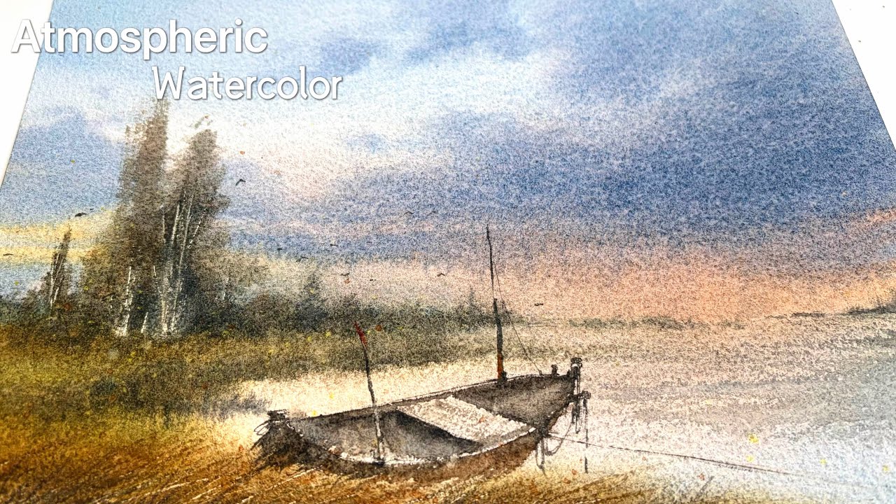 My Favorite Kind of Peace: Painting a Lakeside After Rain — How Do You Feel?