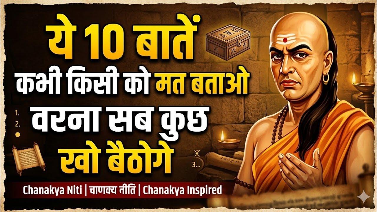 ये 10 बातें कभी किसी को मत बताओ वरना सब कुछ खो बैठोगे chanakya motivation chanakyaniti 