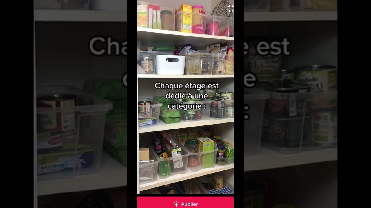 Comment ranger efficacement le placard alimentaire pour ne plus rien perdre? #astuces #rangement