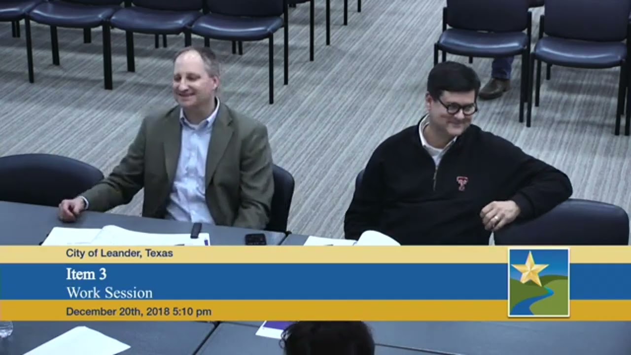 Dec 20, 2018 City Council Regular Meeting - Leander, TX (2025-08-28)