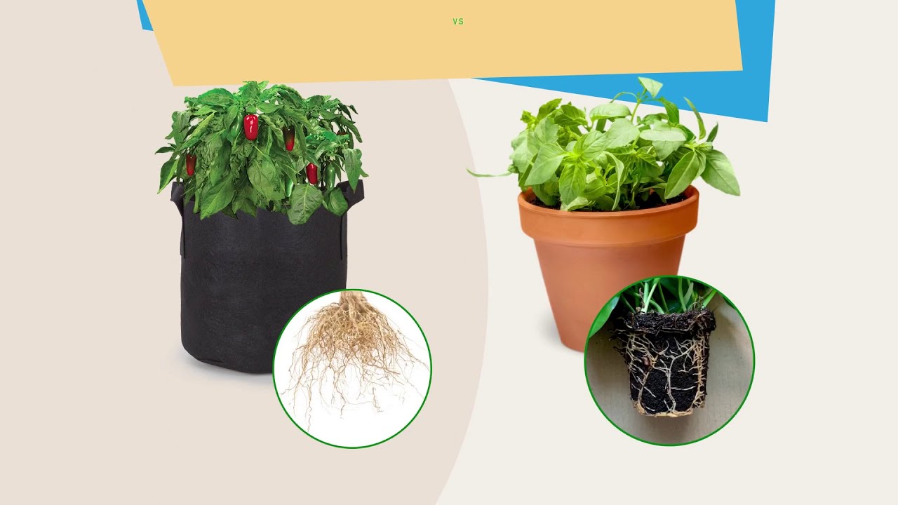 247Garden 7-Gallon Aeration Fabric Pot/Plant Grow Bag w/Handles
