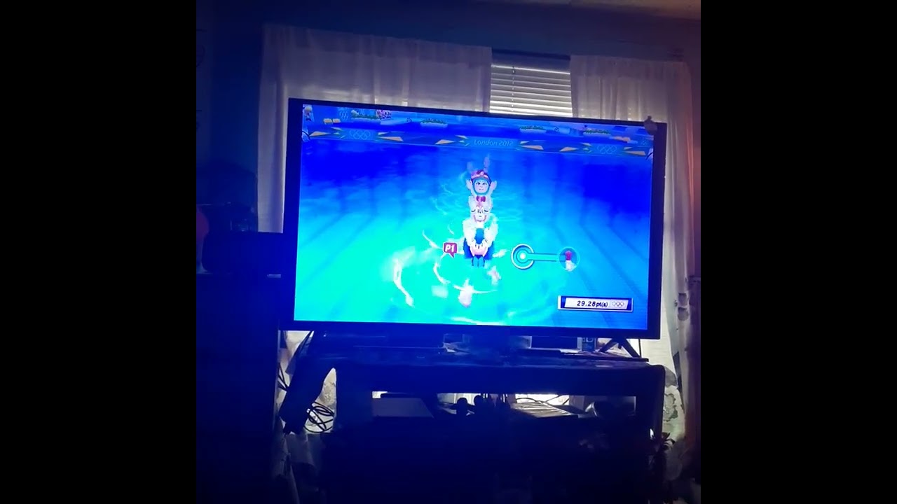 Sonic team swimming Olympics 2012 game