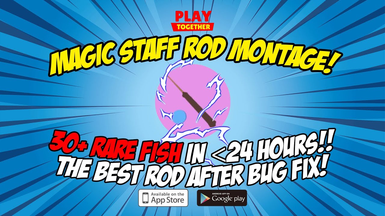 SEAMAN - Magic Staff Rod is OP! Play Together Fishing Montage