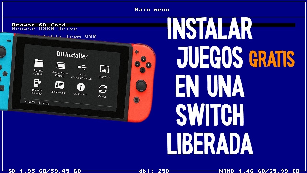 DBI Installer: Cómo Instalar Juegos en Switch Liberada | Guía Fácil y Rápida