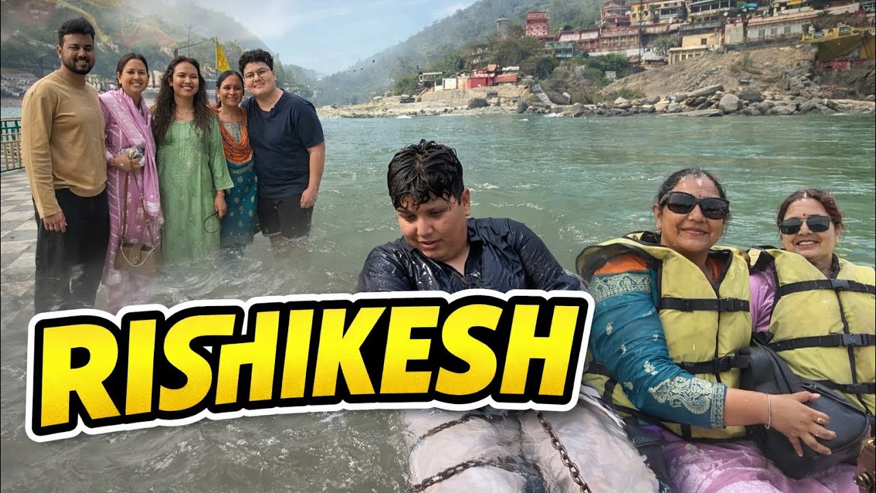 Rishikesh Trip With Family | Yoga Capital Peaceful Place 🤗 | Preeti With Vlogs 