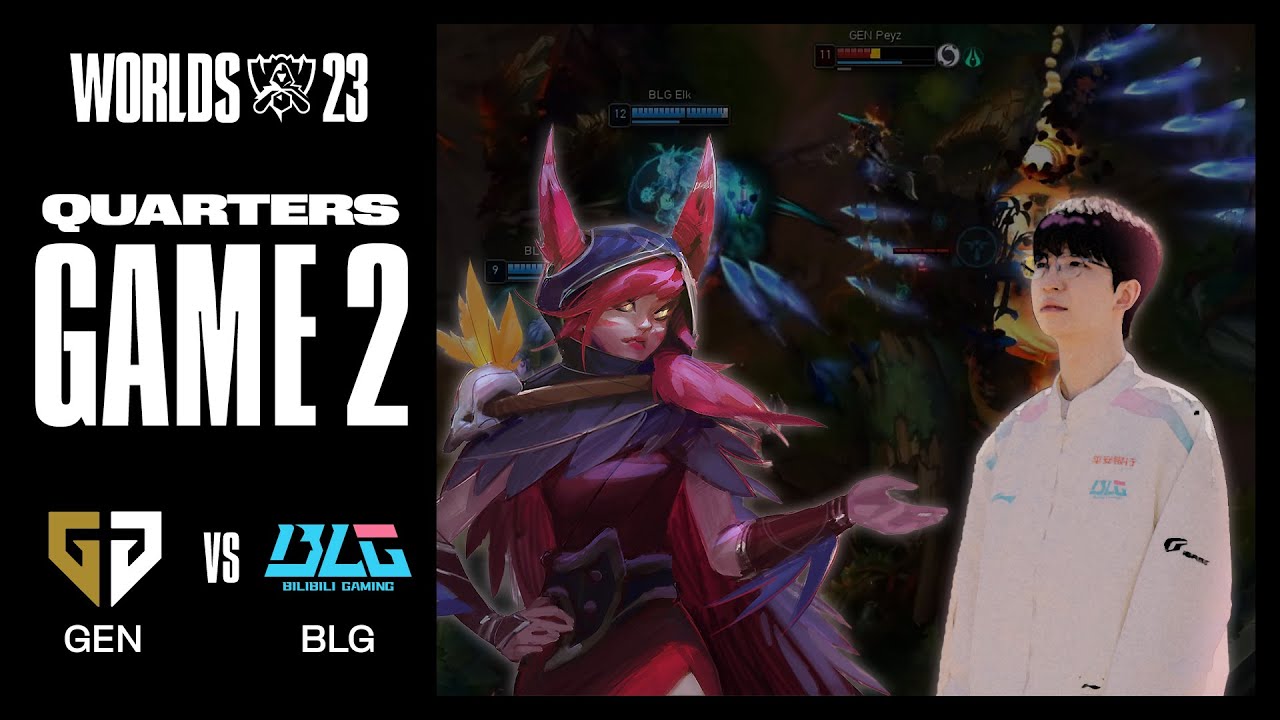 캐리한 건 이 자야 | GEN vs. BLG 게임 2 하이라이트 | 녹아웃 스테이지 8강 Day 2 | 11.03 | 2023 월드 챔피언십