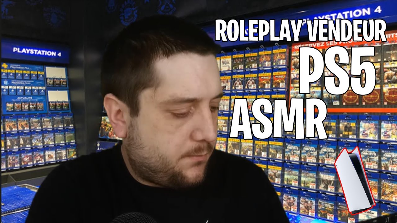 ROLEPLAY MICROMANIA VENDEUR PS5 (ASMR FRANCAIS)