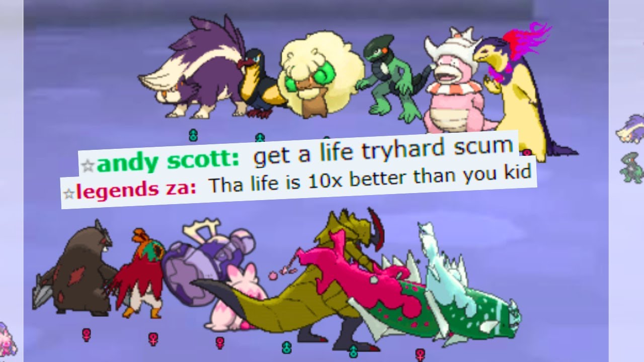FULL MOLD BREAKER ABILITY TEAM CHEWED UP THIS SALTY TOXIC NOOB ON POKEMON SHOWDOWN!!