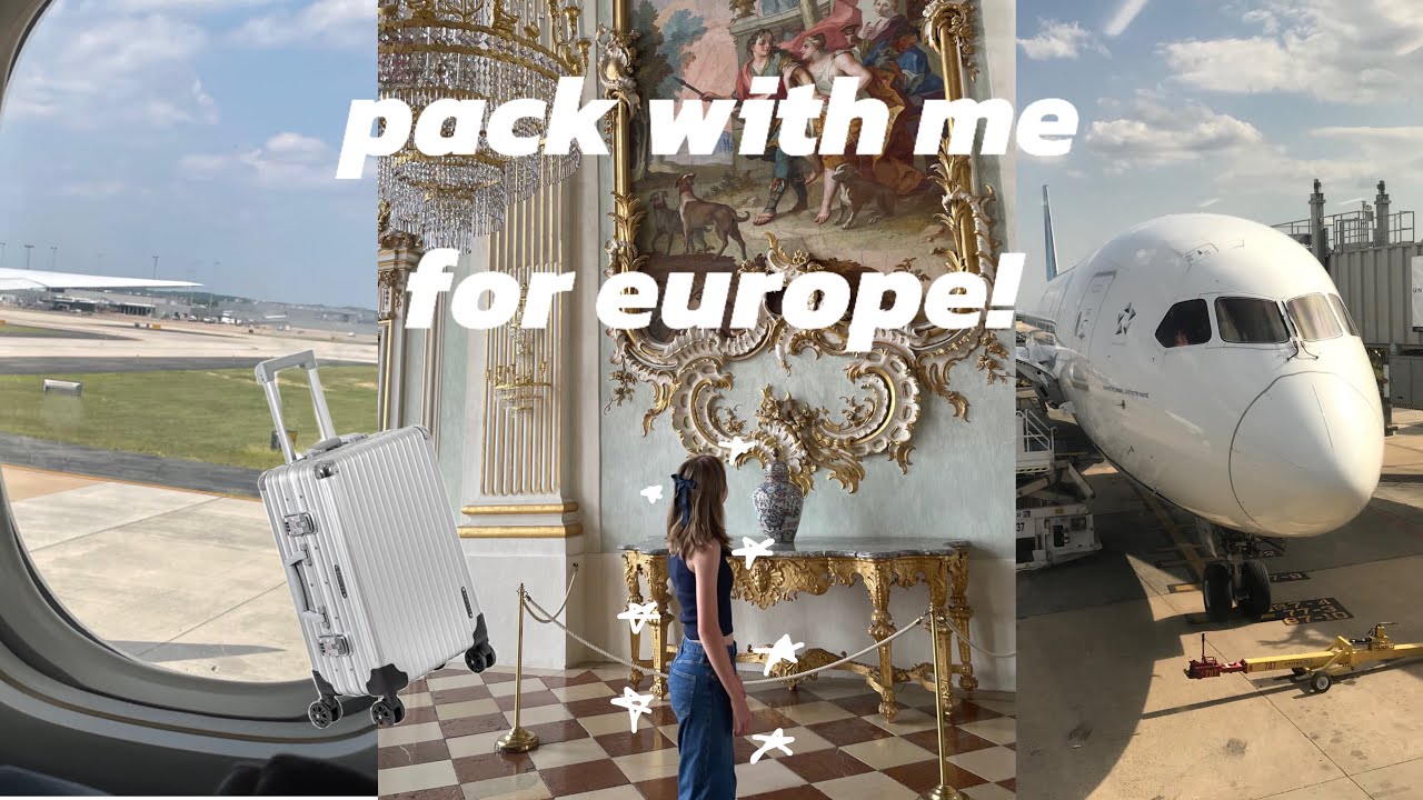 europe diaries ep1; pack w/ me for europe!