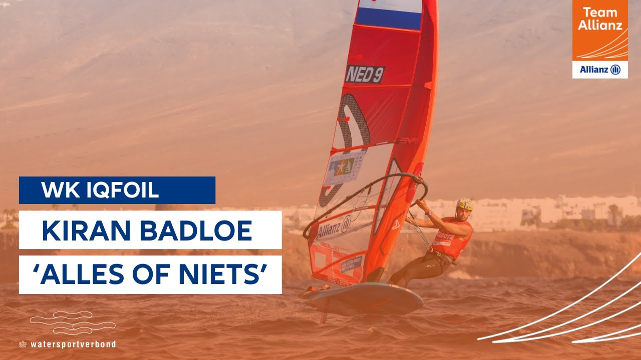 Kiran Badloe over zijn voorbereiding op het IQfoil WK in Lanzarote