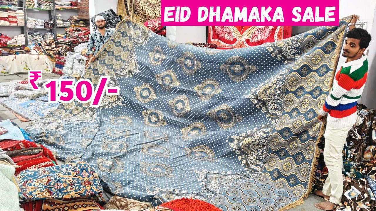 Ramzan Khazana Sale Complete Home Furnishing Handlooms || Imported Curtains, Carpets, Door Mats